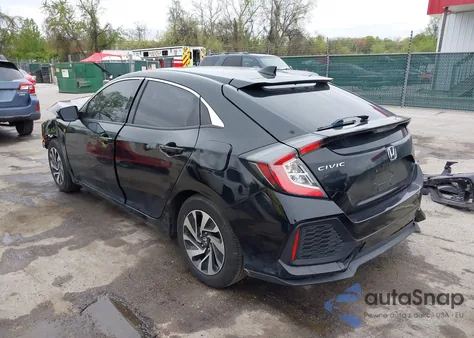 2017 Honda Civic Lx из США, поврежденный, VIN SHHFK7G21HU230100